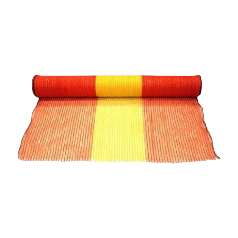 Barrier Fencing Yellow & Orange Woven Safety Net 1x1m