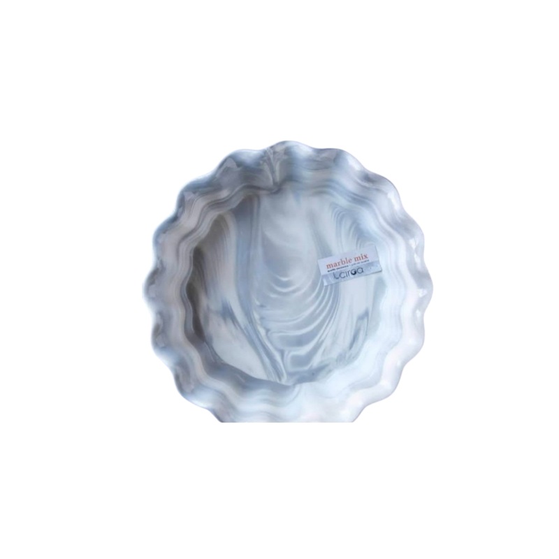 Ciroa Marble Pie Dish Beige-Grey