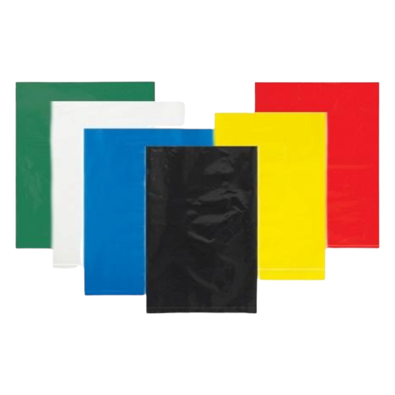 Plastic LDPE Merchandising Colour Bags 23x30cm 30mic 250pack