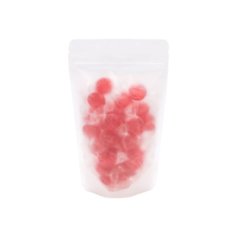 Zip Lock Pouch Bag Resealable 165x230mm Matte Finish Frosted Clear 10pack