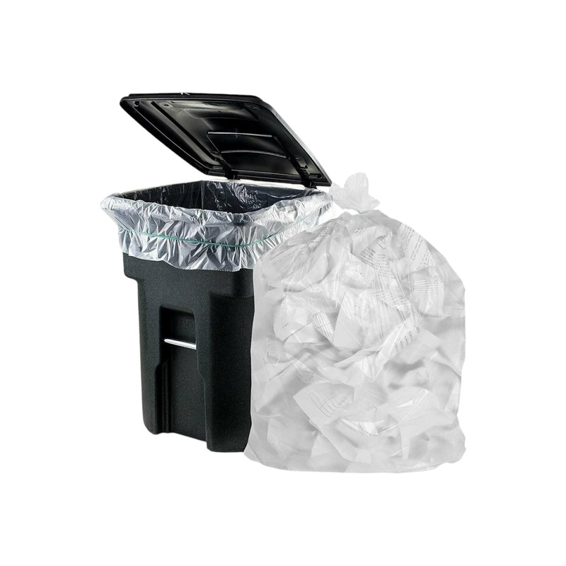 Plastic Bin Liner Bags 25+15x36cm 25microns 1000pack