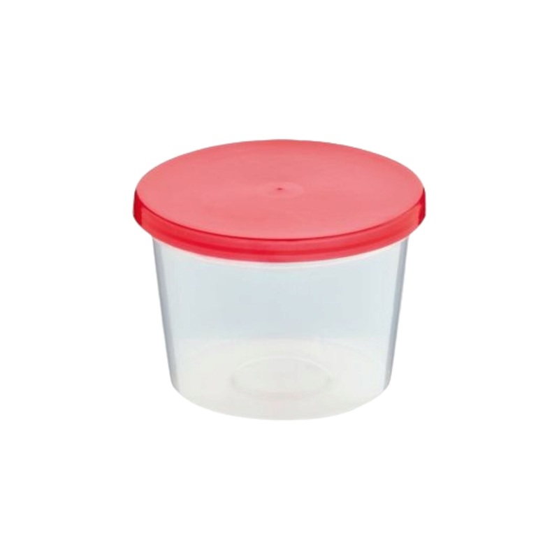 1L Disposable Sauce Tubs with Lids 10pack