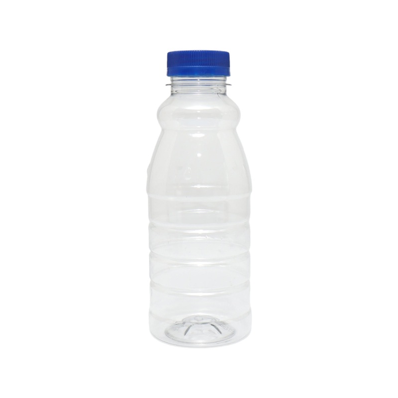 350ml PET Plastic Bottle Clear with Lid 10pack