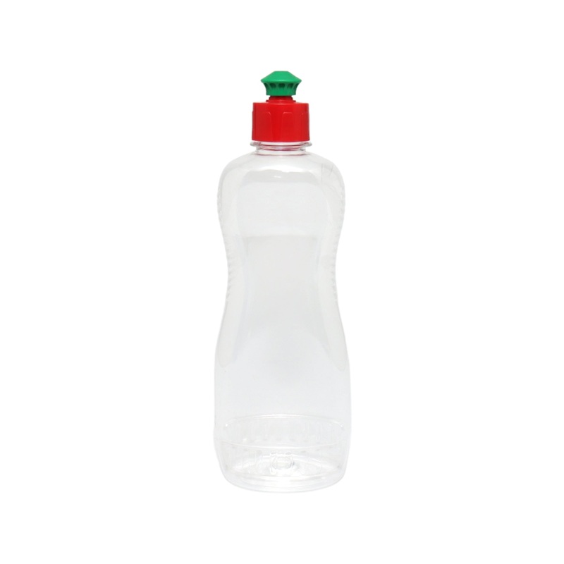 400ml PET Plastic Squeeze Dishwasher Bottle Clear BOT019