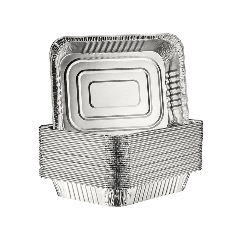 Aluminum Foil Takeaway Container Disposable Serving Tray 4011P – No Lid 1pc