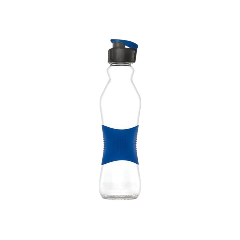 Consol 500ml Glass Grip ‘n Go Active Water Bottle with Sports Lid 27496