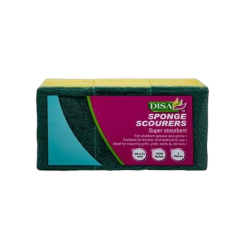 Disa Sponge Scourers 3pcs