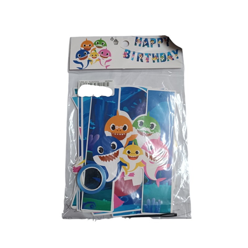 Disney Baby Shark Happy Birthday Banner 13pcs
