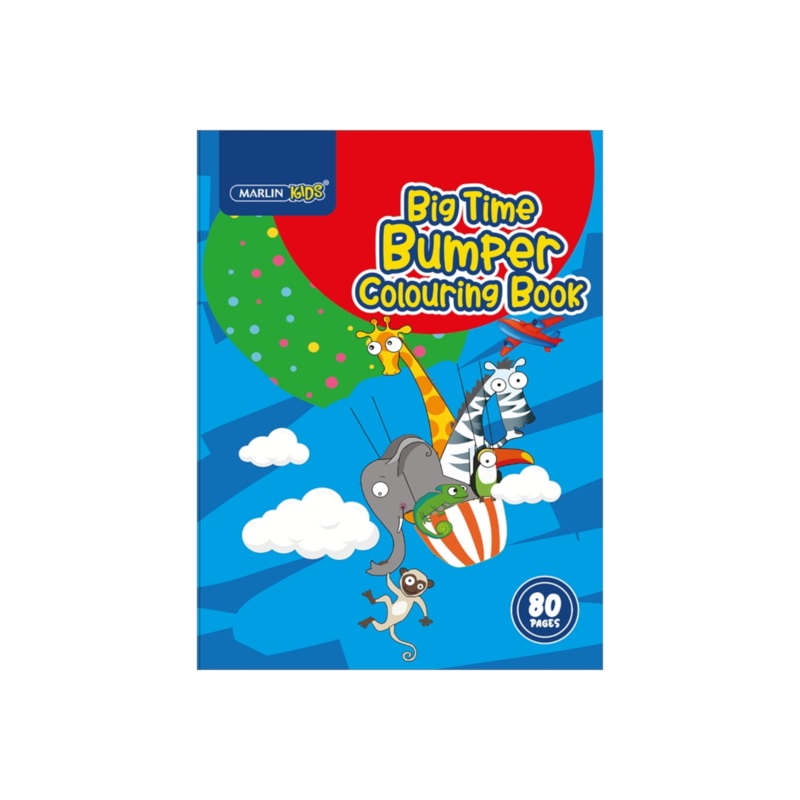 Marlin Big Time Bumper Colouring Book 80-Pages