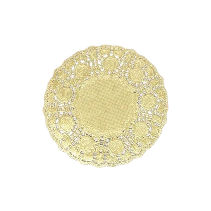 Paper Doilies 24pcs 8.5Inch Gold