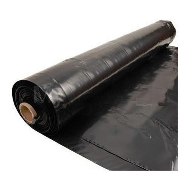 Plastic Flat Sheeting 1.5x1m 250mic  Black per meter