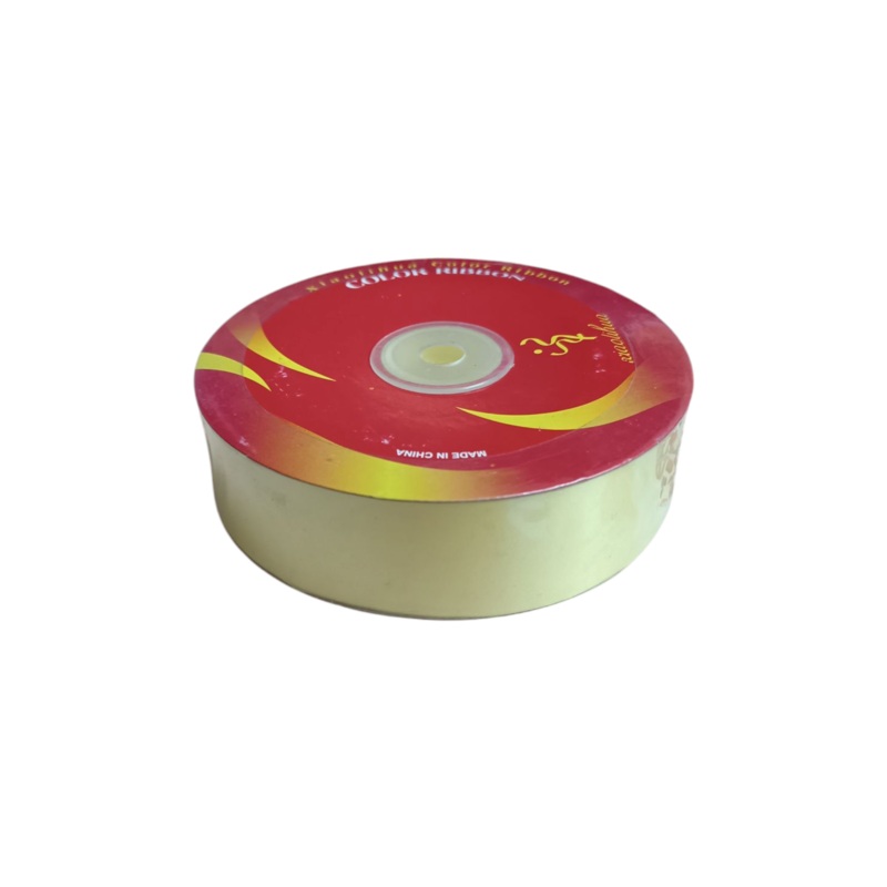 Poly Ribbon 31mmx91m Metallic Yellow