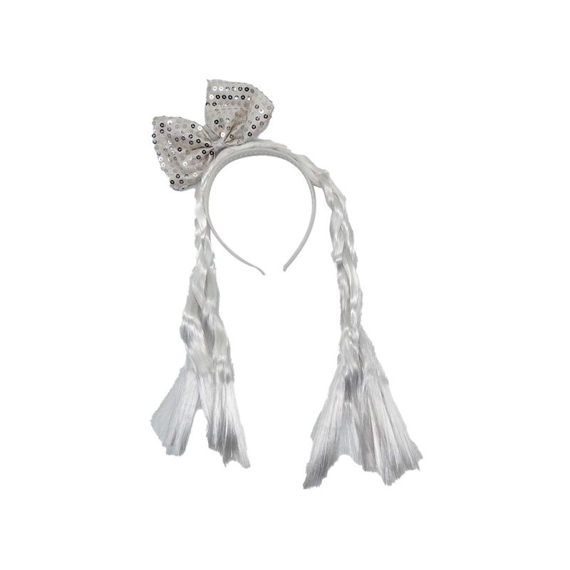 Aliceband Platted & Bow Sequins