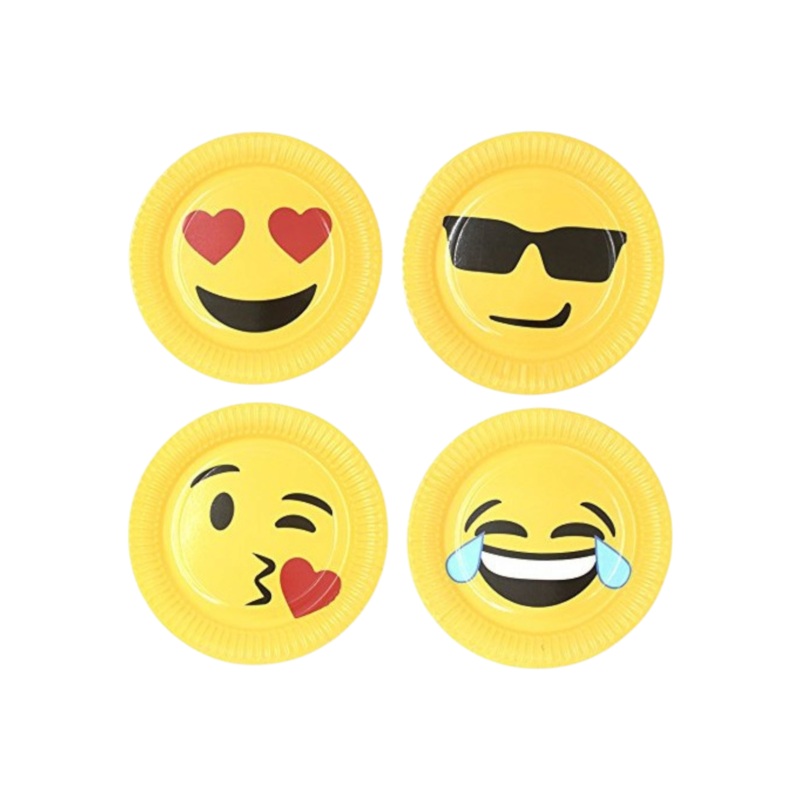 Disney Emoji Party Paper Plate 12pc 30572A
