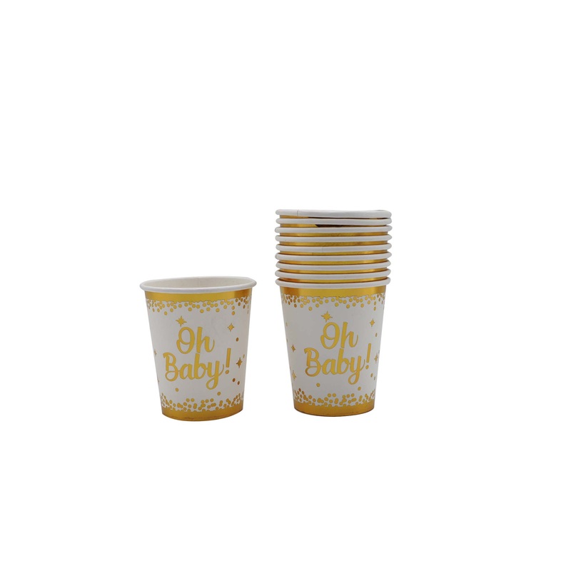 Party Paper Cups Oh Baby 10pcs