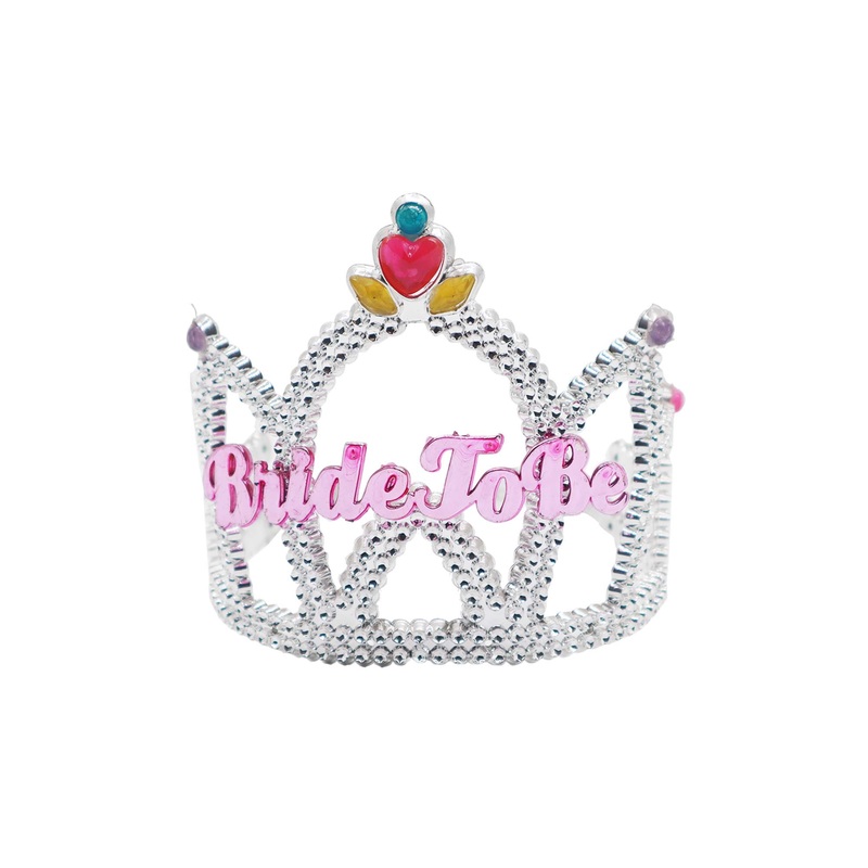 Plastic Crown Bride To Be 11 x 9.5cm 51250942
