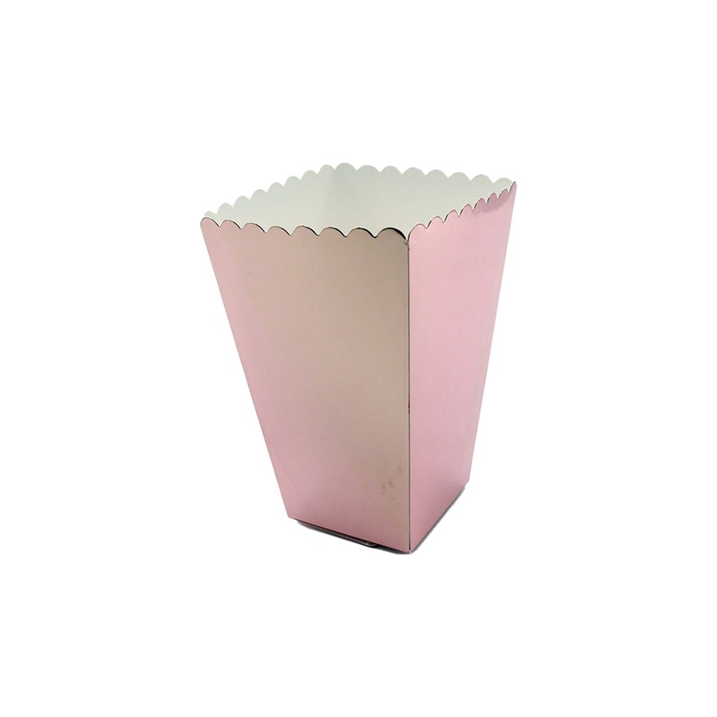 Popcorn Box Paper Rose Gold