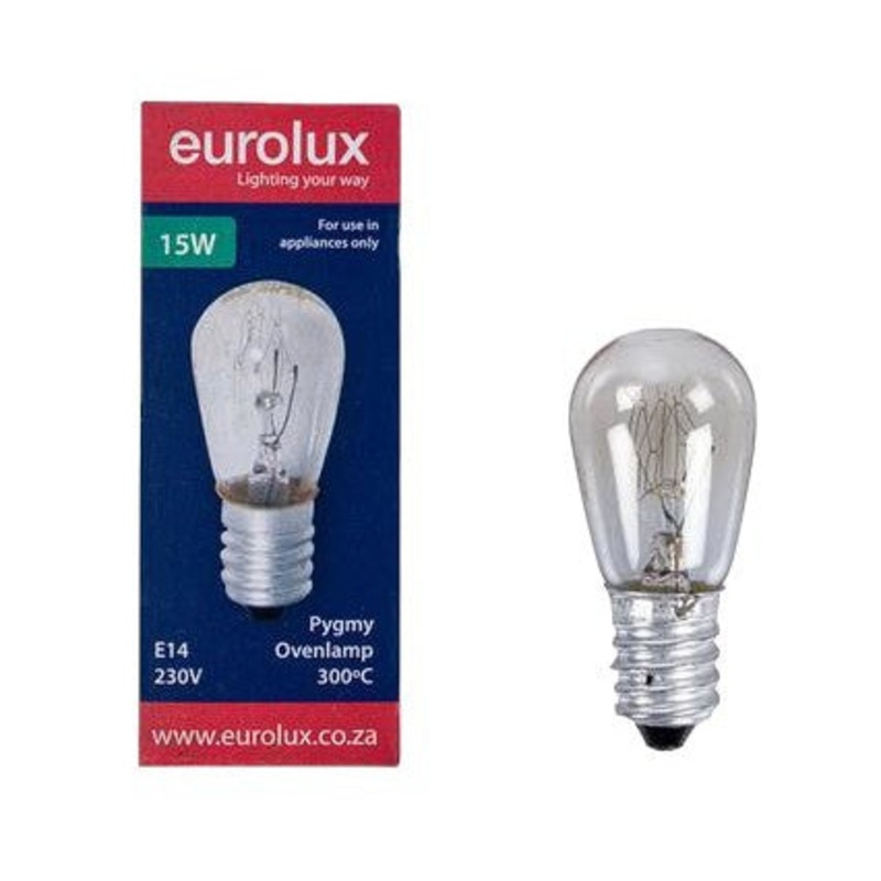 Eurolux Globe Pygmy Ovenlamp-Fridge Bulb SES-15W