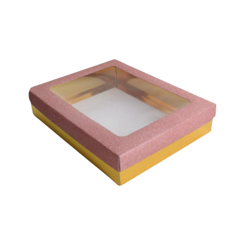 Gift Biscuit Paper Box Rose Gold 24x19x5cm XPP301