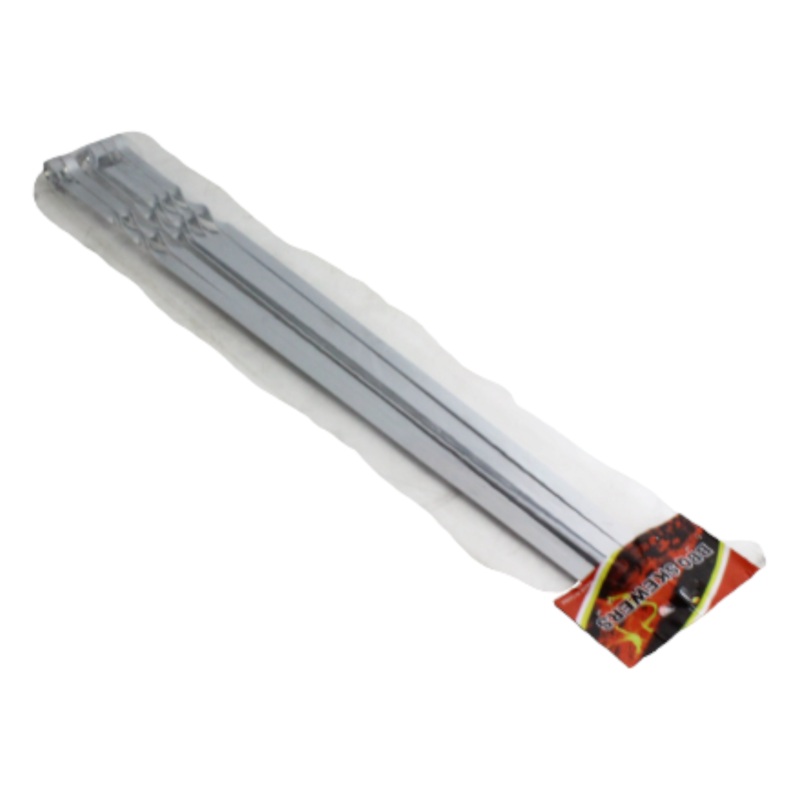 BBQ Braai Skewers 60x1cm Stainless Steel 6pc XK799