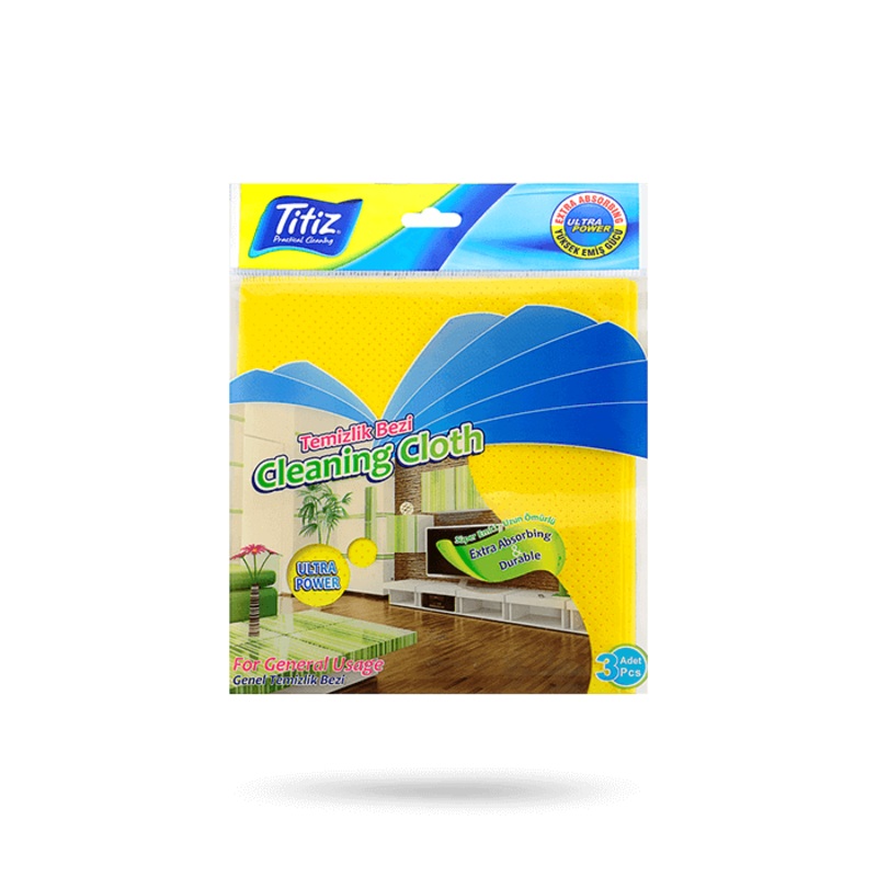 Titiz Cleaning Cloth 3pack 38x38cm TP-701