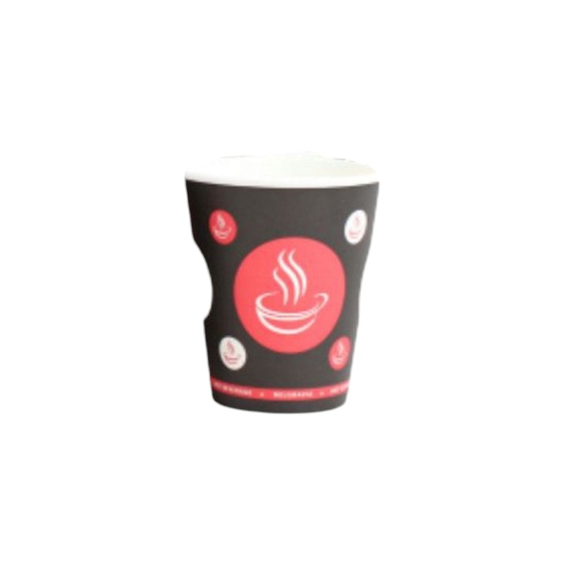 250ml Disposable Paper Coffee Cups Printed 10pack XPCL100