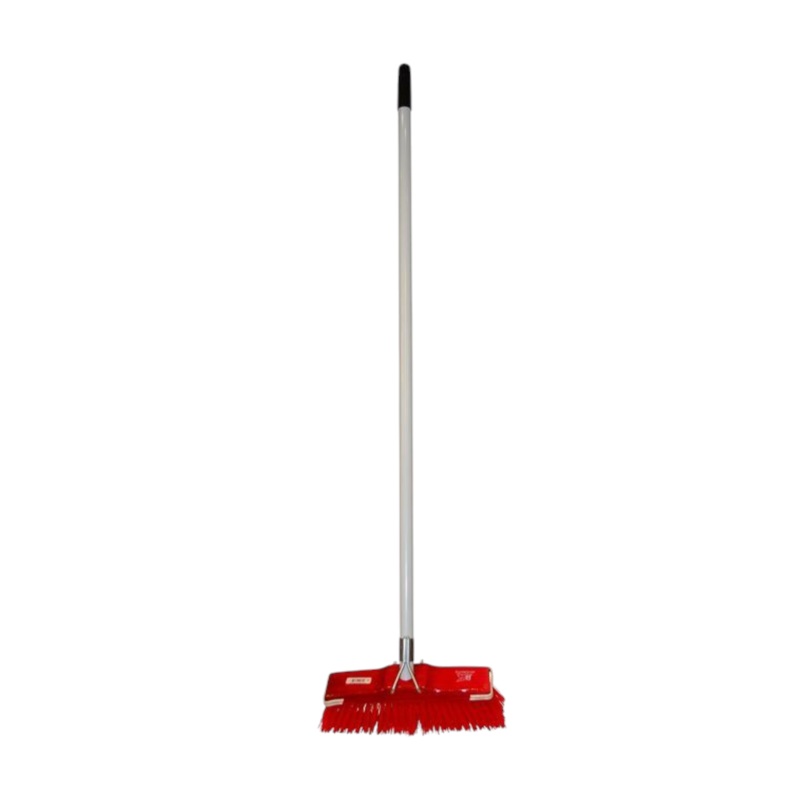 Academy Carpet Stiff Wood Broom – Powder Coated Metal Handle F3365