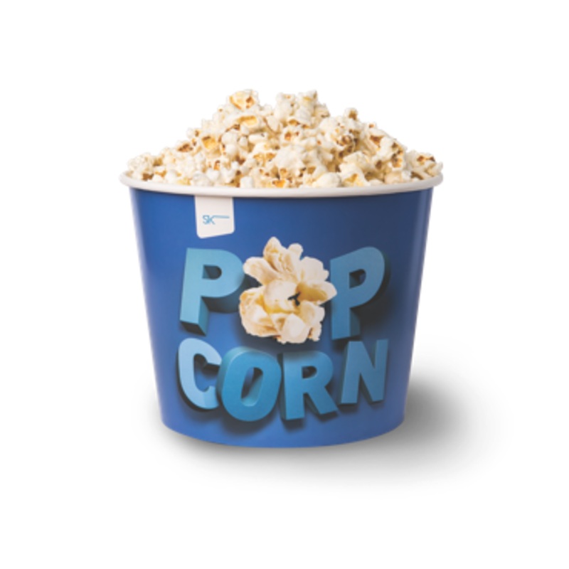 Popcorn Bucket 13oz SK Paper Container Holder
