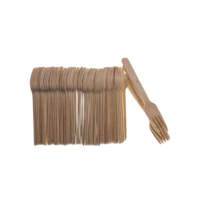 Regent Wooden Disposable Forks 100pack 35111