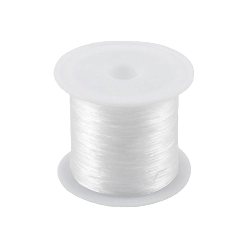 Elastic Stretch Crystal Thread Fishing Line Wire for Craft Bracelet Beads 0.8mmx100m