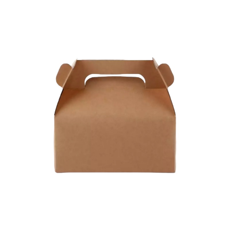 Kraft Gift Takeaway Party Treats Box 18x30cm with Handle