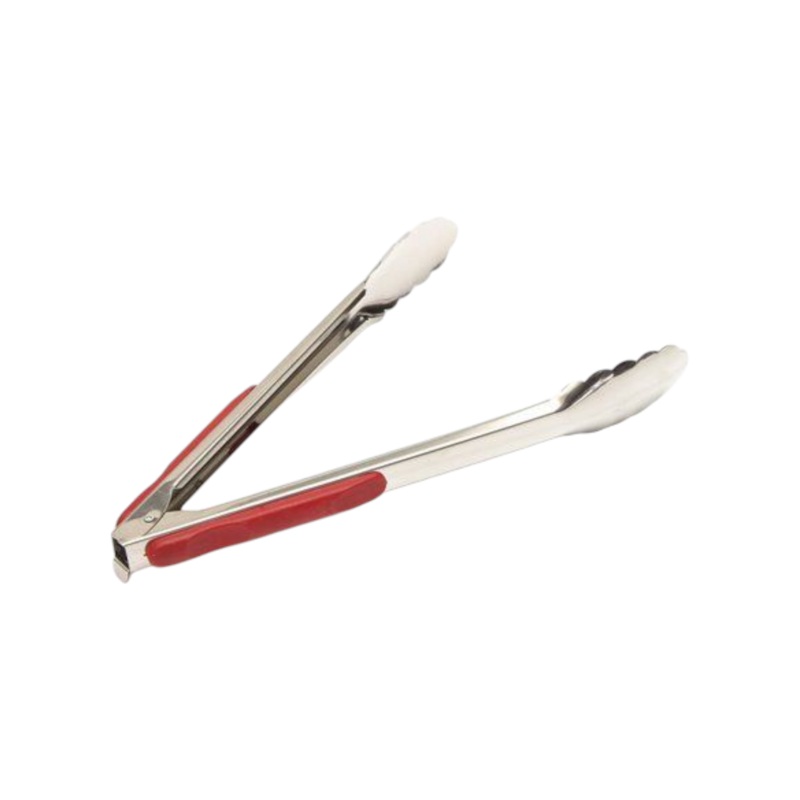 BBQ Braai Tong Stainless Steel with Silicone Grip Handle 31.7cm