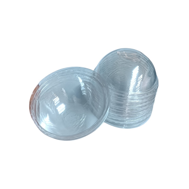 85mm Disposable Plastic Dome Lid 50Pack