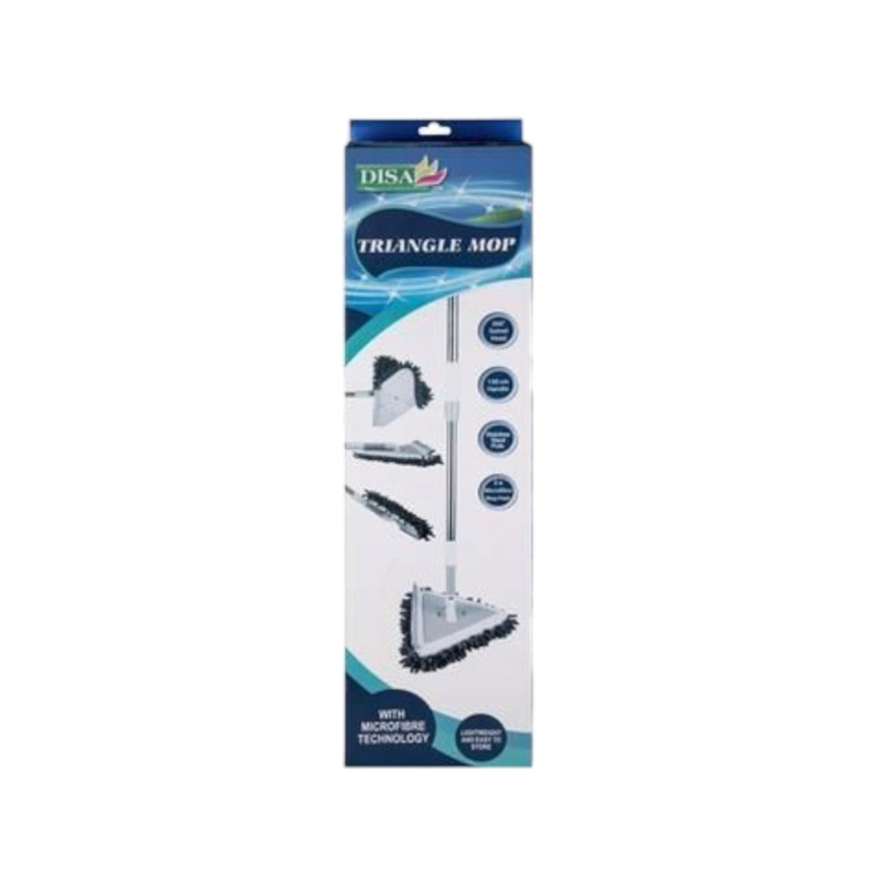 Diisa Mop Microfiber Triangle with Pads 1.3m