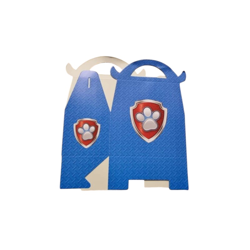 Paw Patrol Blue Paper Party Box 16x9x9cm 10Pack