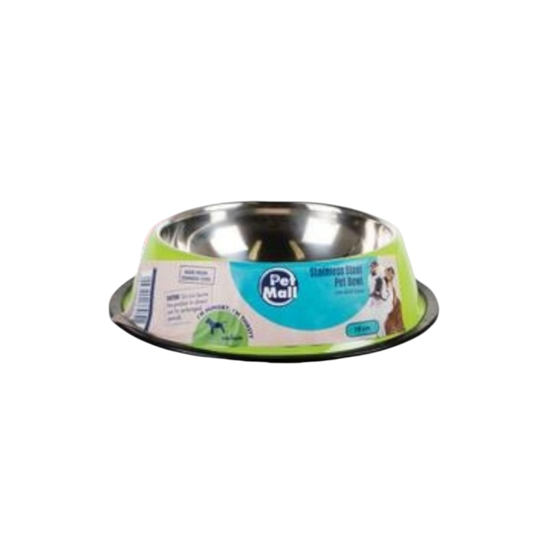 Pet Dog-Cat Feeding Bowl 18cm Stainless Steel 1pc