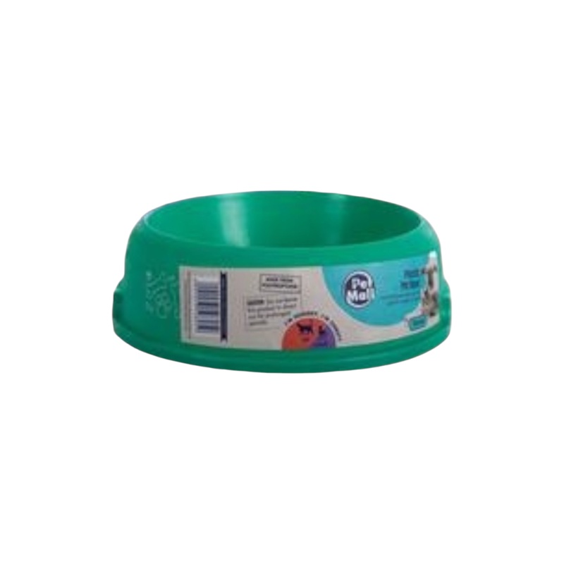 Pet Dog-Cat Plastic Feeding Bowl Large 16cm 1pc