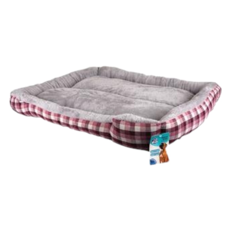 Pet Fur Bed Rectangle 100x90x18cm 1pc