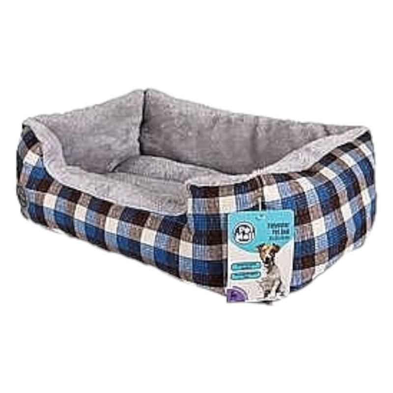 Pet Fur Bed Rectangle 50x35x18cm 1pc