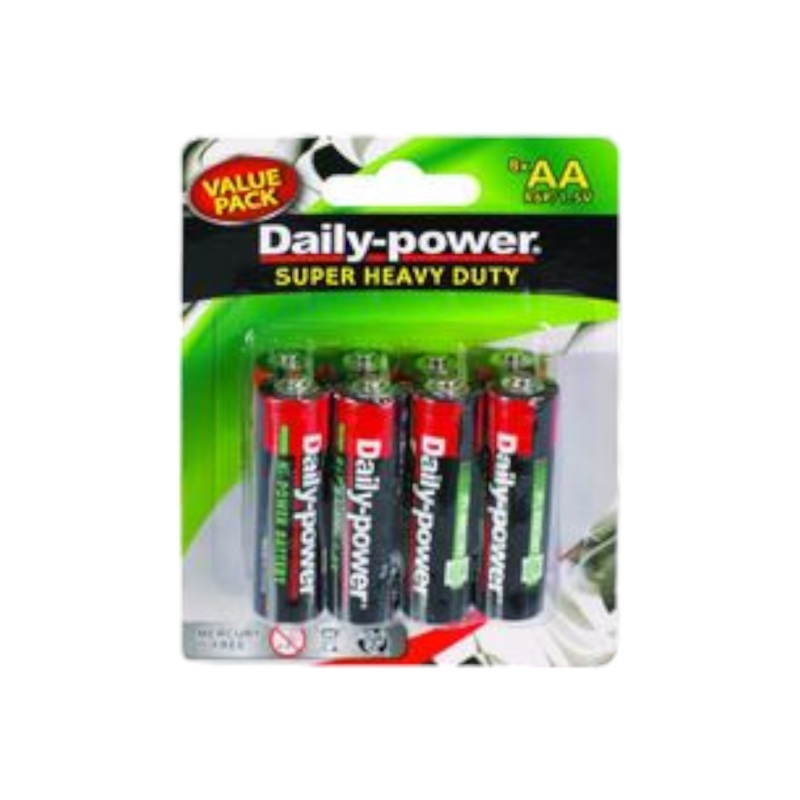 Batteries High Power AA 8pack Card