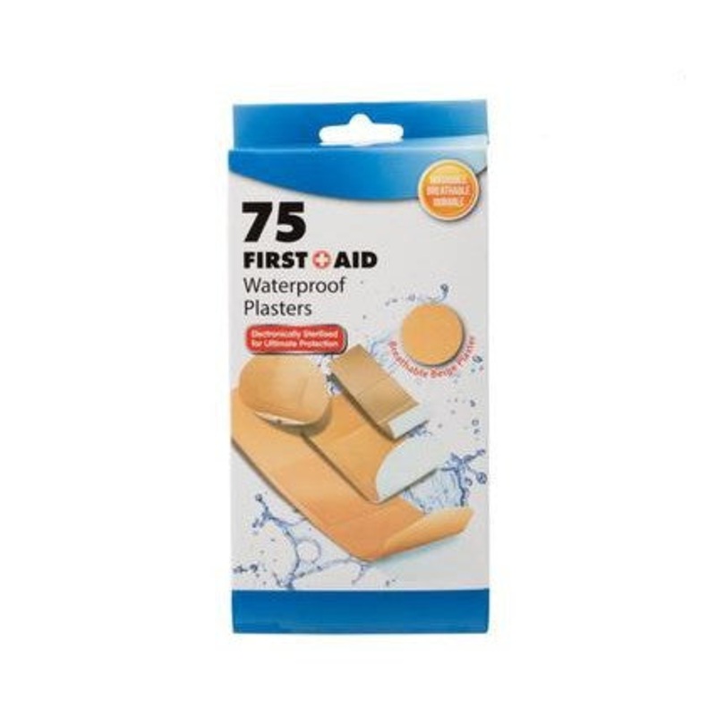Firstaid Plaster Beige 75 Pack Assorted Size