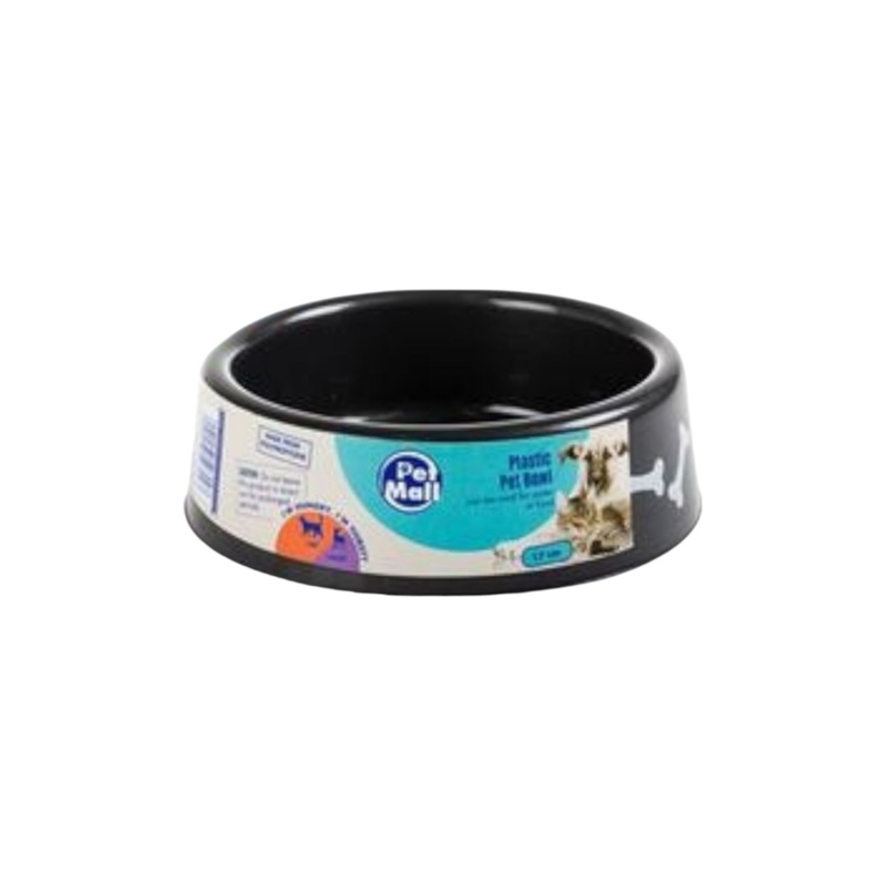 Pet Dog-Cat Plastic Feeding Bowl Small 17cm