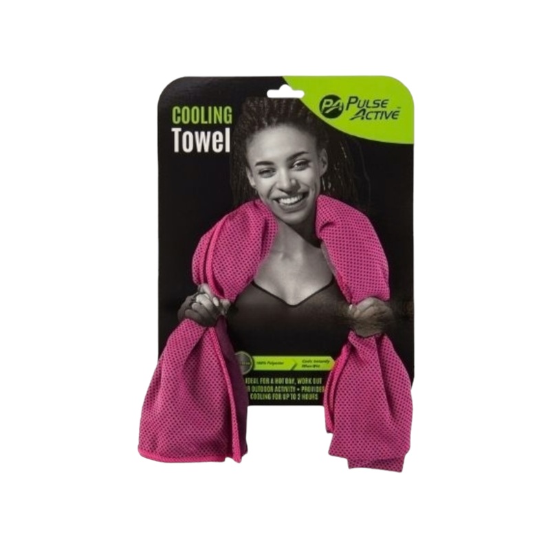 Pulse Active Fitness Gym Cooling Towel  100x30cm