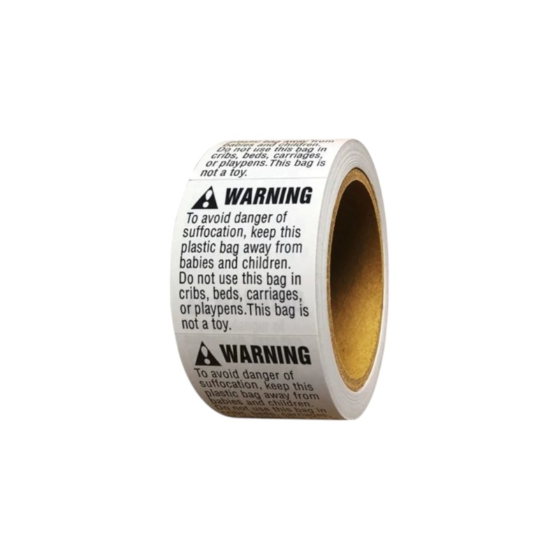 Warning Sticker 5.08×5.08cm 500-Stickers
