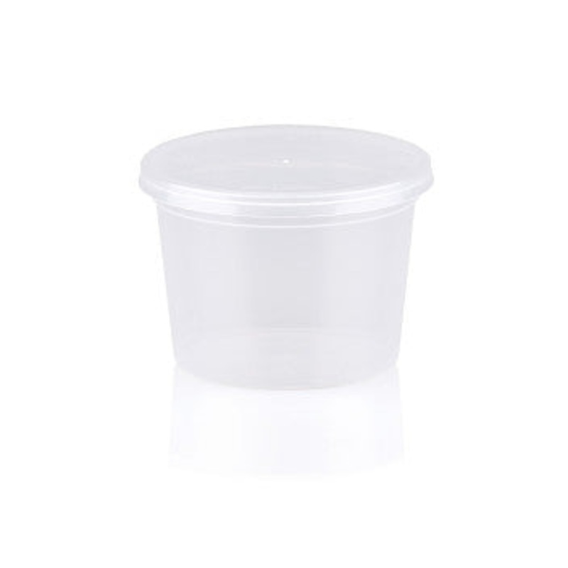 100ml Disposable Sauce Container Tub with Lid 10pack