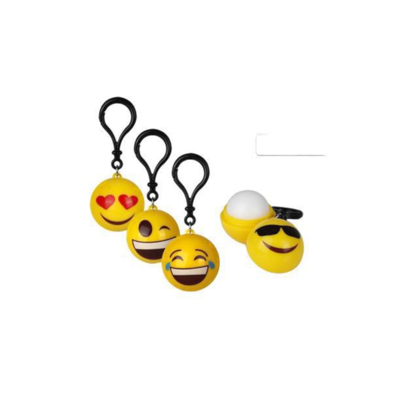 Lip Balm Emoji Key Ring 7g