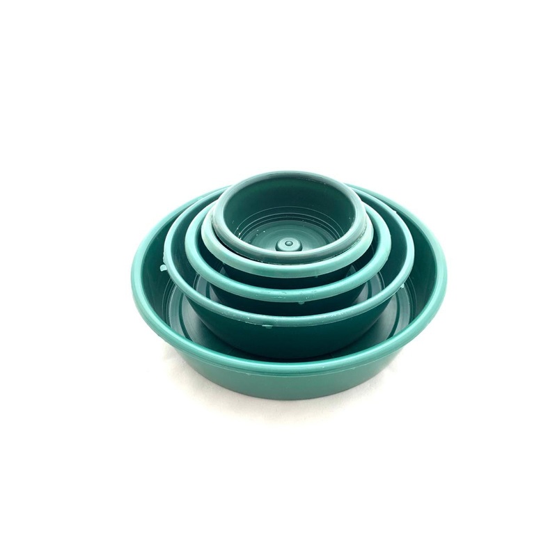 Plastic Garden Bowl Green 11cm 1pc