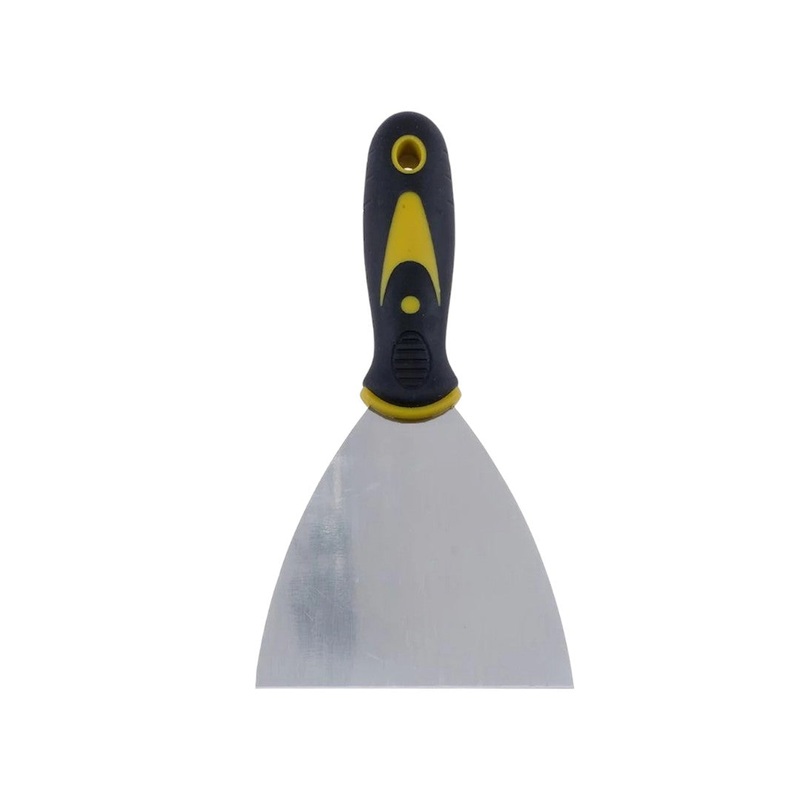 Scraper 100mm Yellow Rubber Handle 5286