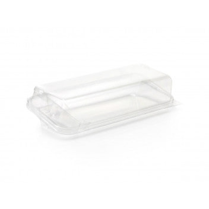Sushi PET Food Lunch Meal Box Clamshell Clear 3 Compartment Large 10pc