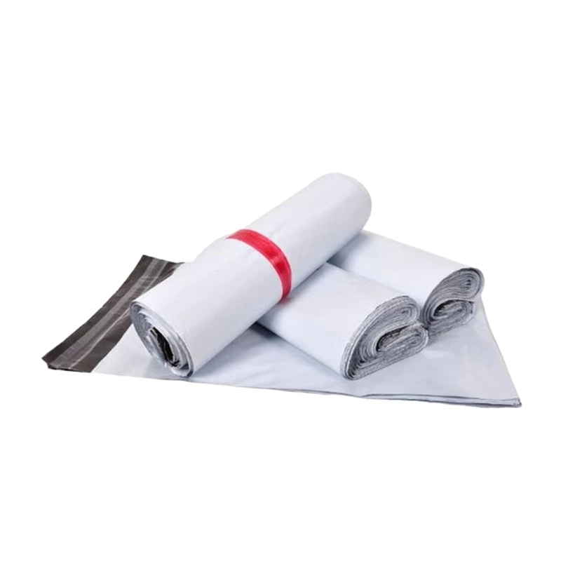Tamper Proof White Courier Bag 28x42cm Self Adhesive Seal Packaging Pouch 30mic 1pc